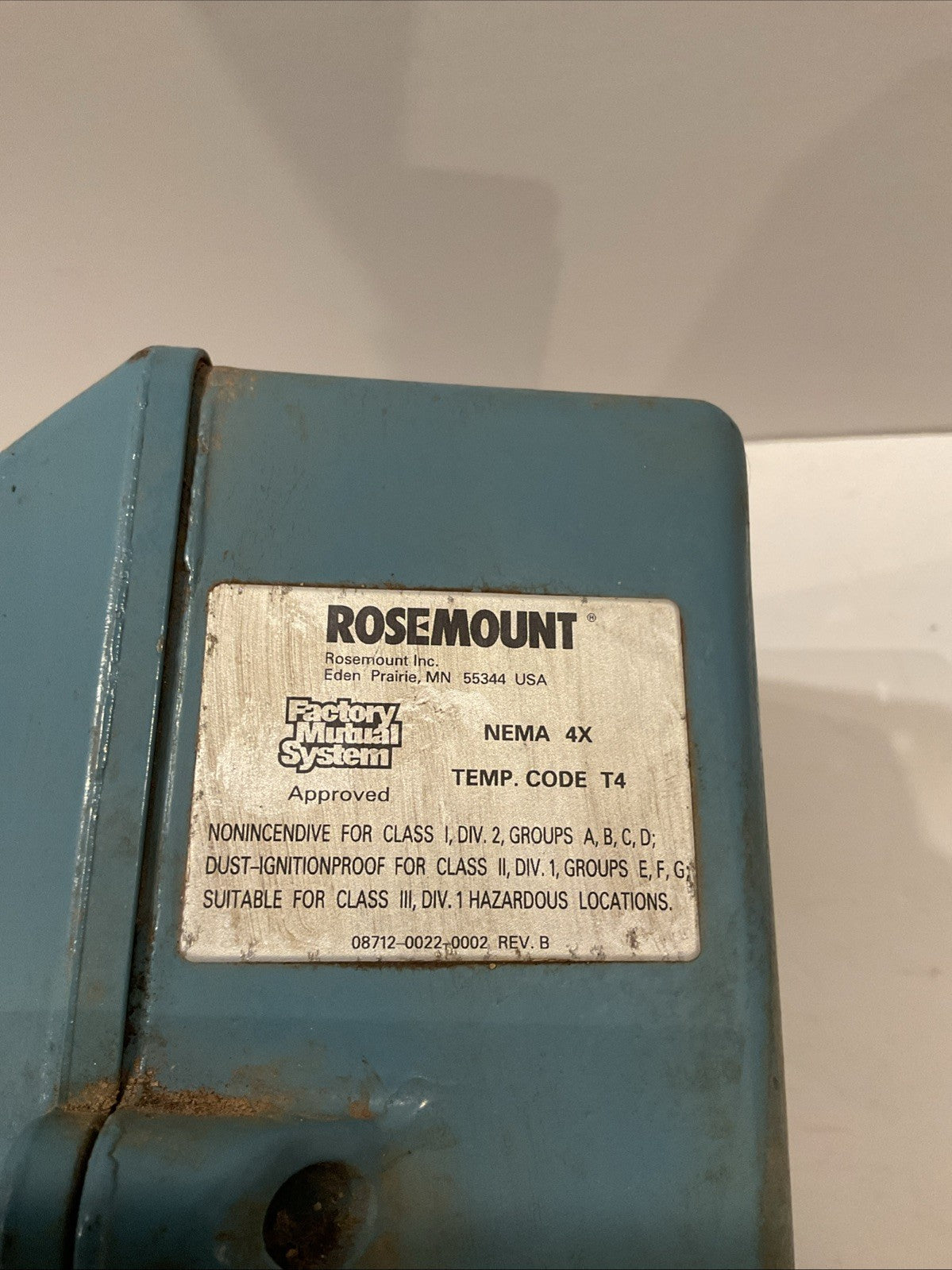ROSEMOUNT  #8712CR12M4B6  MAGNETIC FLOW TRANSMITTER (POWERS ON)