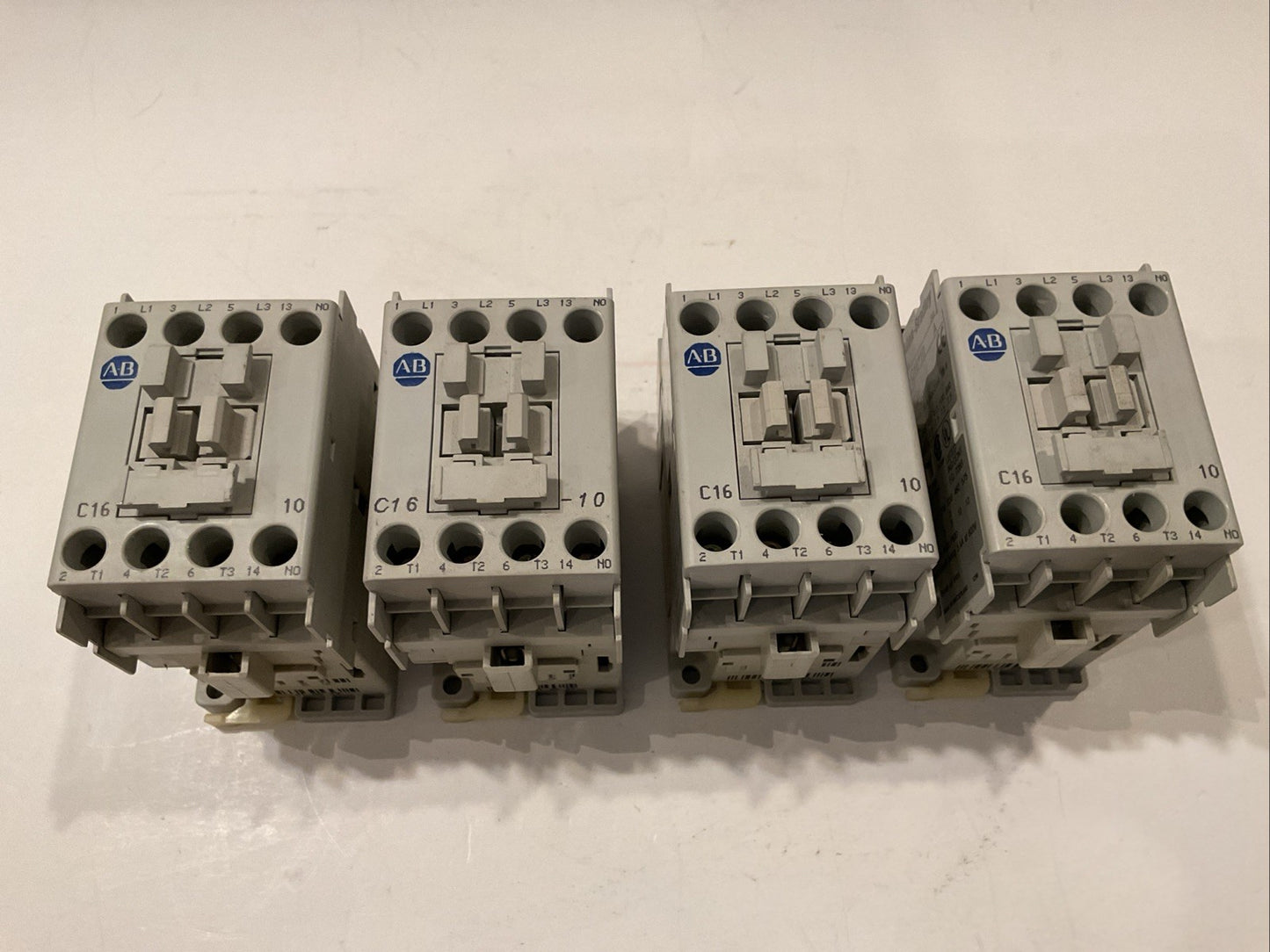 QTY (4) ALLEN-BRADLEY 100-C16*10 CONTACTOR /  100-C16*10 SER A