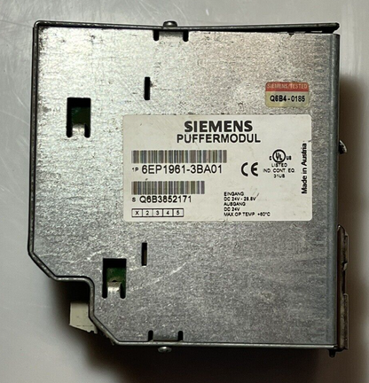SIEMENS 6EP1961-3BA01 SITOP PSE201U buffer module
