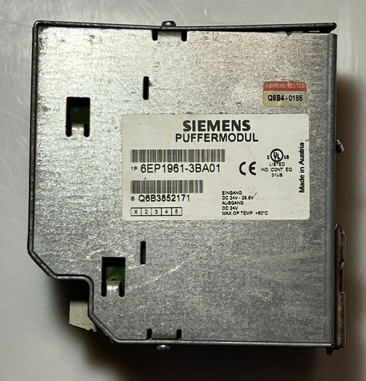 SIEMENS 6EP1961-3BA01 SITOP PSE201U buffer module