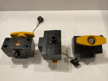 QTY 3 - NORGREN #T15-810-E2AA  INLET VALVE (250 PSIG MAX.)