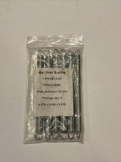 New-QT Y 6 Gardner Spring MCM-37059G - 0.375x0.055x4.500