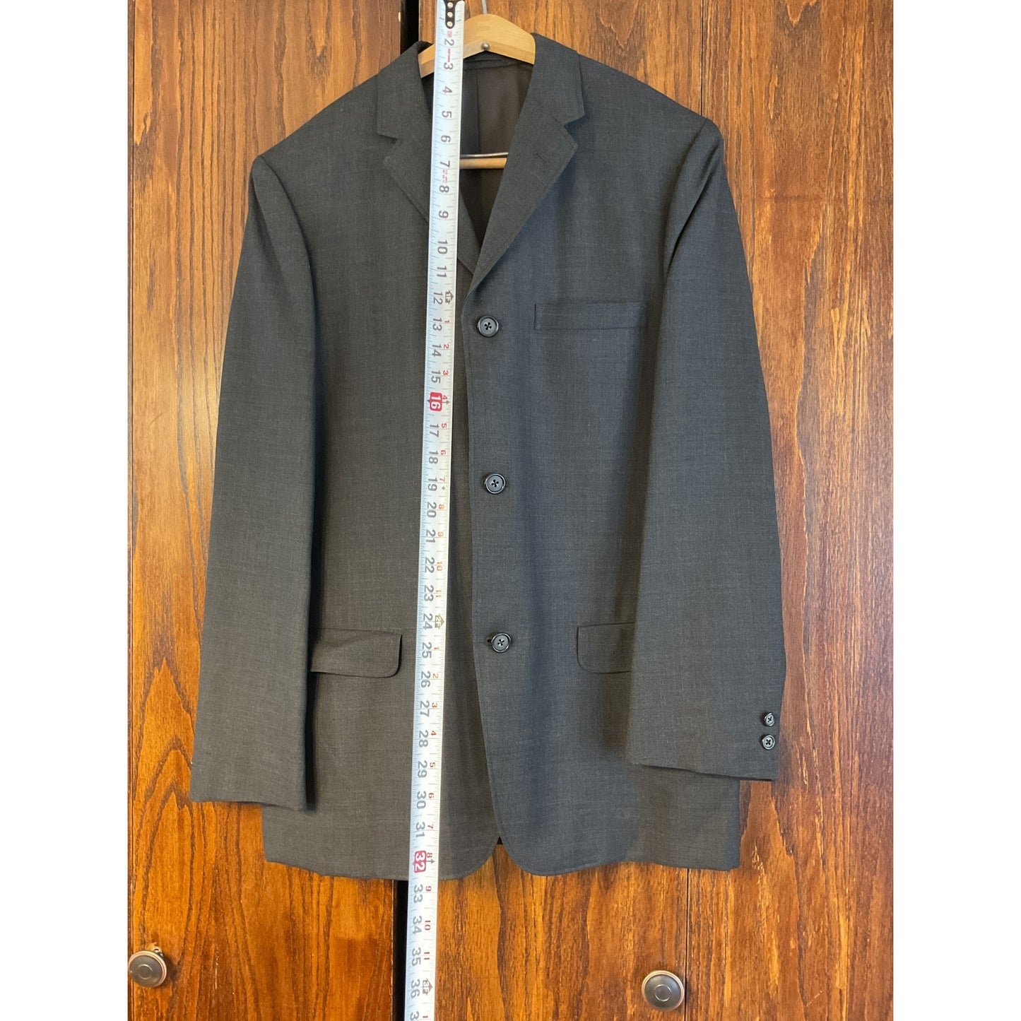 Vintage Dark Gray 2 Pc Suit - 1963