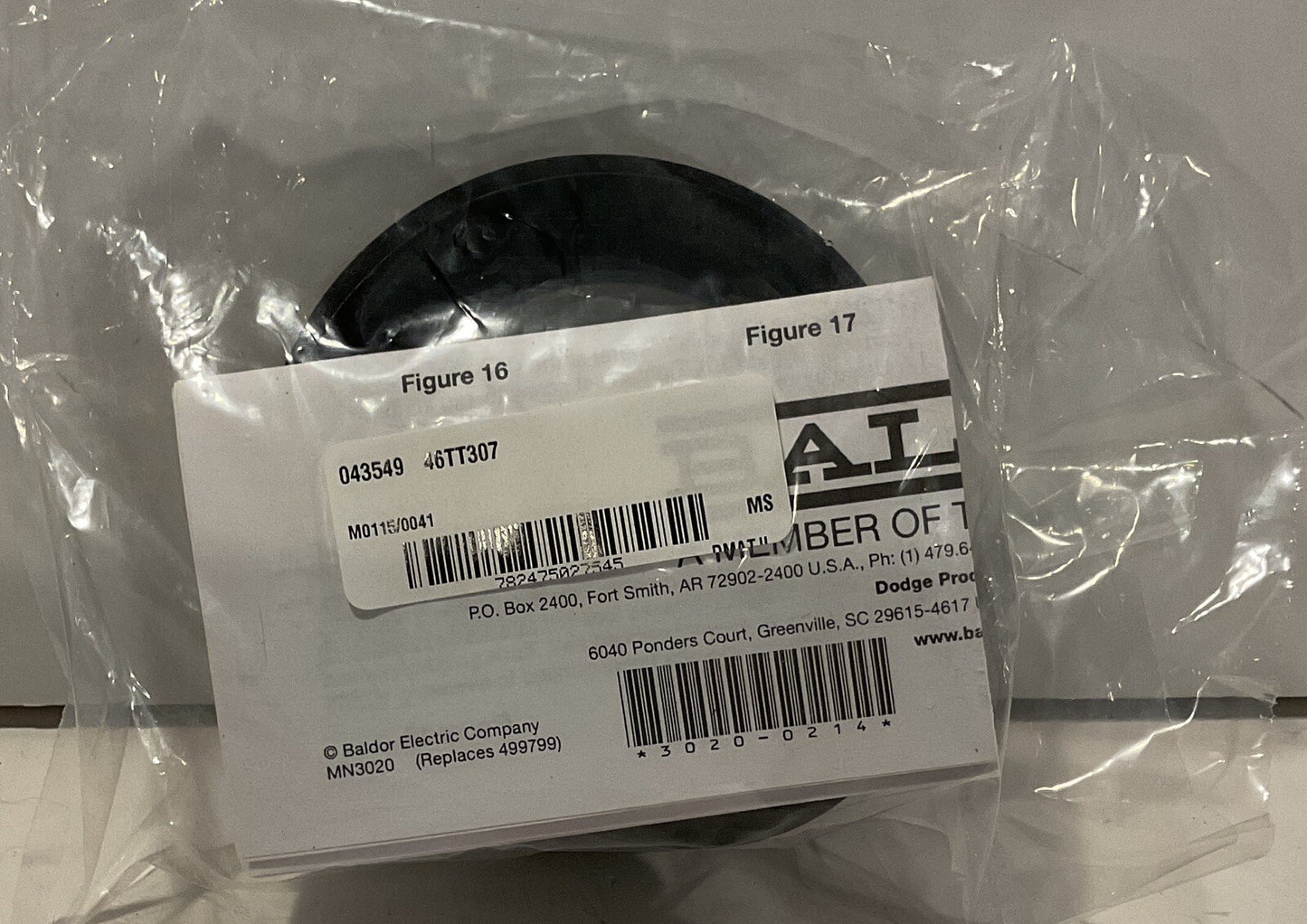 Dodge/Baldor 46TT307 Bearing Seal       04359  M0015/0041